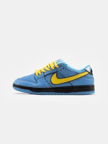Кросівки Nike SB Dunk Low x Powerpuff Girls Blue Yellow Black 14556-Синій-37 фото