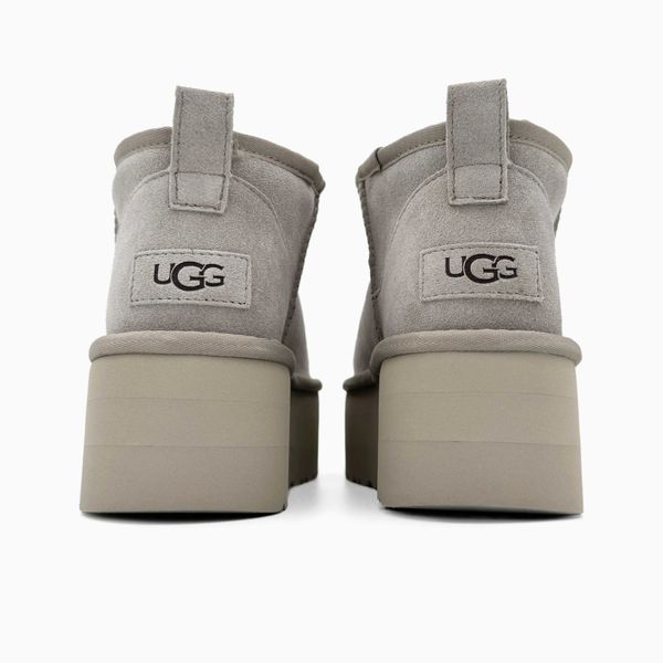 Угги на платформі UGG Ultra Mini Platform Light Grey 18040-13922-Сірий-36 фото
