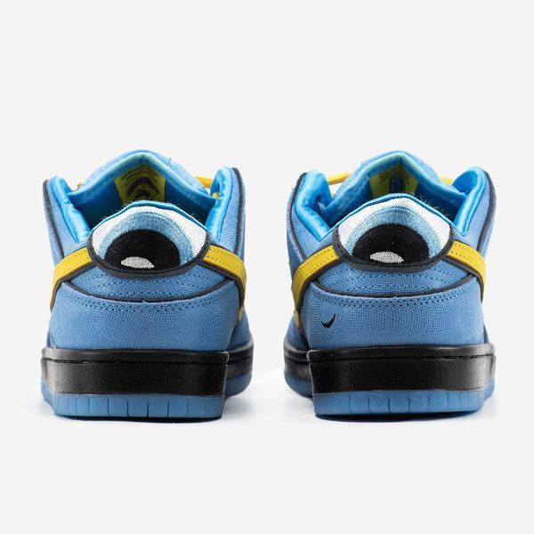 Кросівки Nike SB Dunk Low x Powerpuff Girls Blue Yellow Black 14556-Синій-37 фото