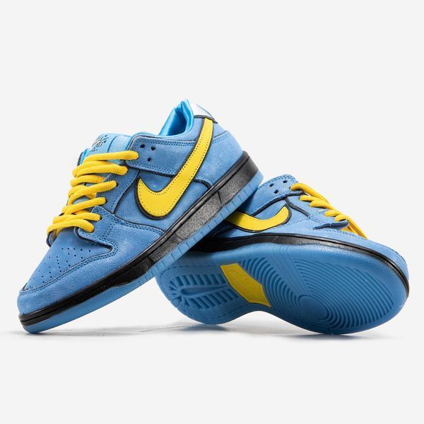 Кросівки Nike SB Dunk Low x Powerpuff Girls Blue Yellow Black 14556-Синій-37 фото