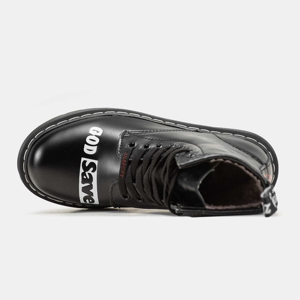 Черевики Dr. Martens 1460 Sex Pistols Black Rolled Smooth Winter(зимові) 04833-Чорний-36 фото