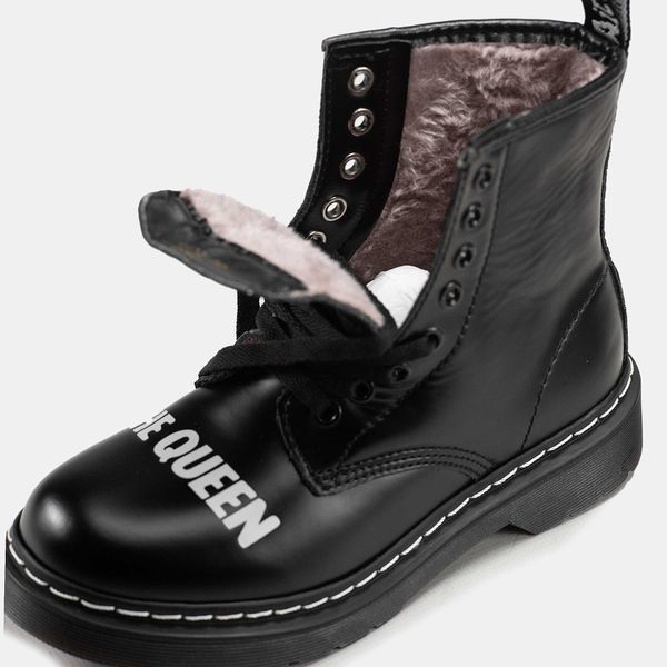 Черевики Dr. Martens 1460 Sex Pistols Black Rolled Smooth Winter(зимові) 04833-Чорний-36 фото