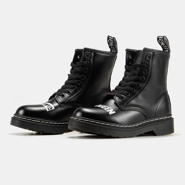 Черевики Dr. Martens 1460 Sex Pistols Black Rolled Smooth Winter(зимові) 04833-Чорний-36 фото