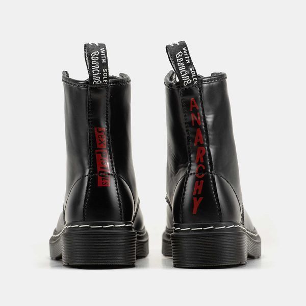 Черевики Dr. Martens 1460 Sex Pistols Black Rolled Smooth Winter(зимові) 04833-Чорний-36 фото