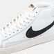Кросівки Nike Blazer Black White 04595-Білий-36 фото 8