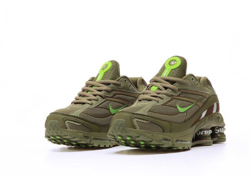 Кросівки Nike Shox Ride 2 Supreme Khaki Brown Green 15630-Хакі-40 фото