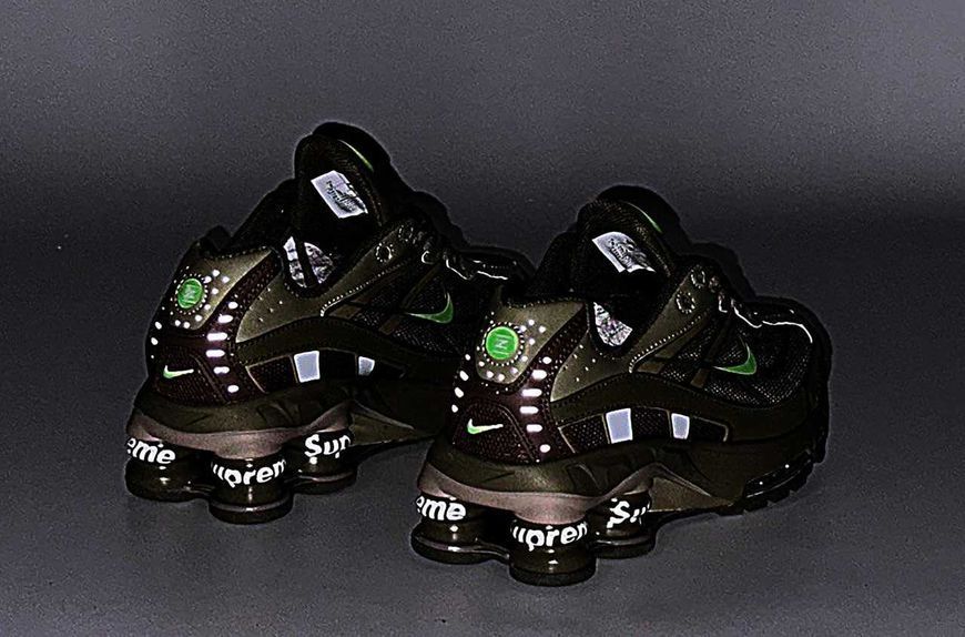 Кросівки Nike Shox Ride 2 Supreme Khaki Brown Green 15630-Хакі-40 фото