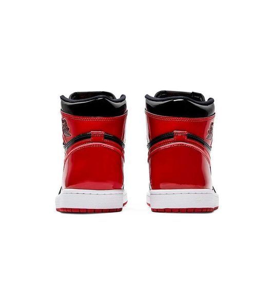 Кросівки Jordan 1 High OG Patent Bred 07954-Червоний-36 фото