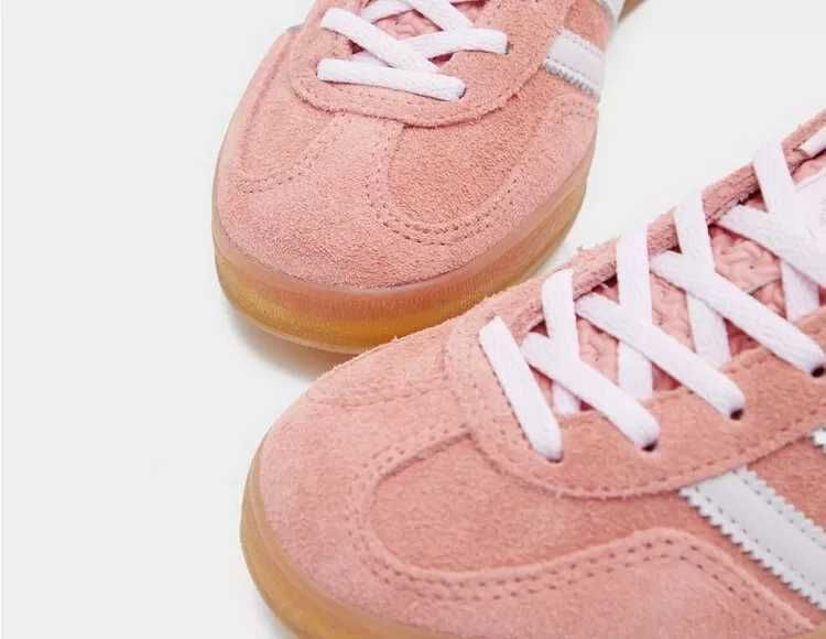 Кросівки Adidas Gazelle Indoor W Pink White 17034-Помаранчевий-36 фото
