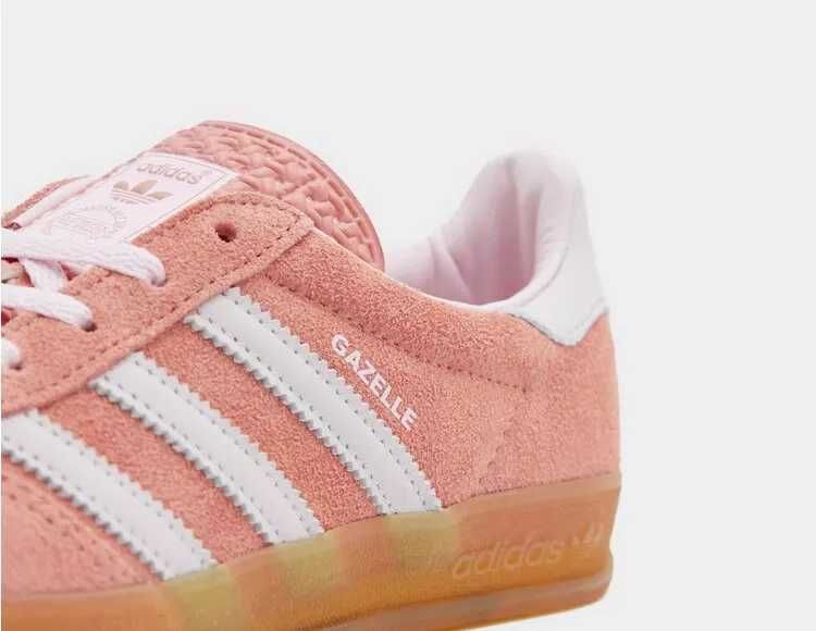 Кросівки Adidas Gazelle Indoor W Pink White 17034-Помаранчевий-36 фото