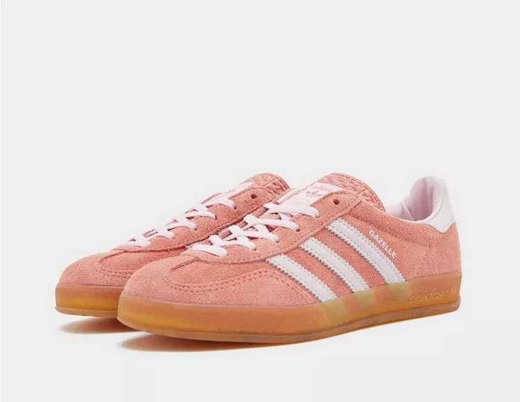 Кросівки Adidas Gazelle Indoor W Pink White 17034-Помаранчевий-36 фото