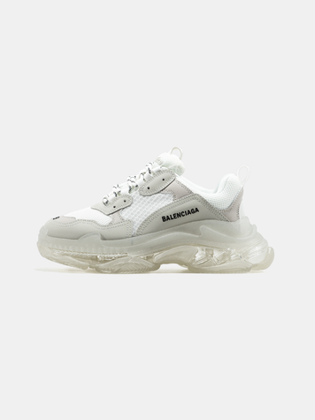 Кросівки Balenciaga Triple S Clear Sole "White" 03355-40 фото