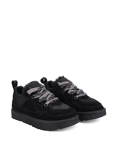 UGG Lo Lowmel Sneaker Black FUR 22624-Чорний-36 фото