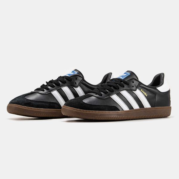 Кросівки Adidas Samba Black Gum 08027-Чорний-36 фото
