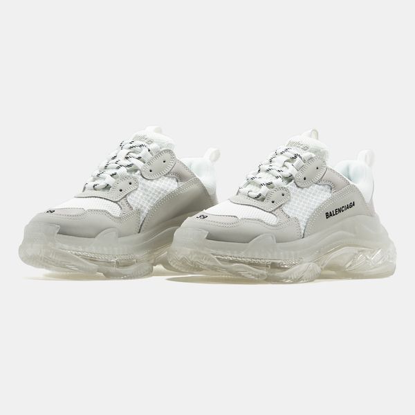 Кросівки Balenciaga Triple S Clear Sole "White" 03355-40 фото