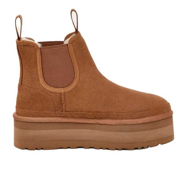 Угги UGG Neumel Chelsea Camel Platform 13969-Каштановий-38 фото