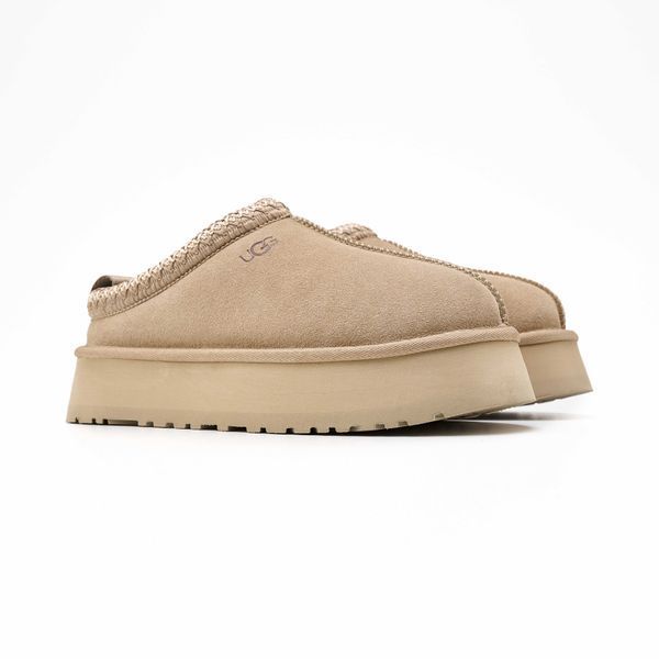 Угги на платформі UGG Tasman Beige Platform 14068-18041-Бежевий-36 фото