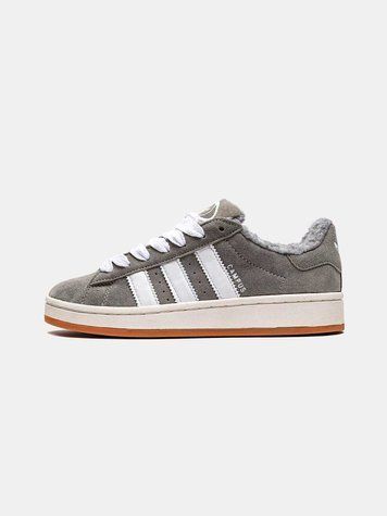 Кросівки Adidas Campus Grey White Winter Fur(зимові) 13951-Сірий-37 фото