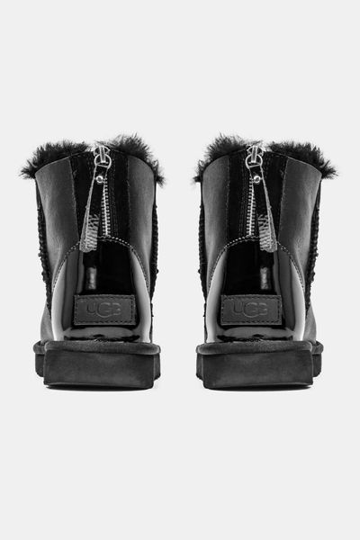 Угги UGG Mini Zip Black 10492-Чорний-36 фото