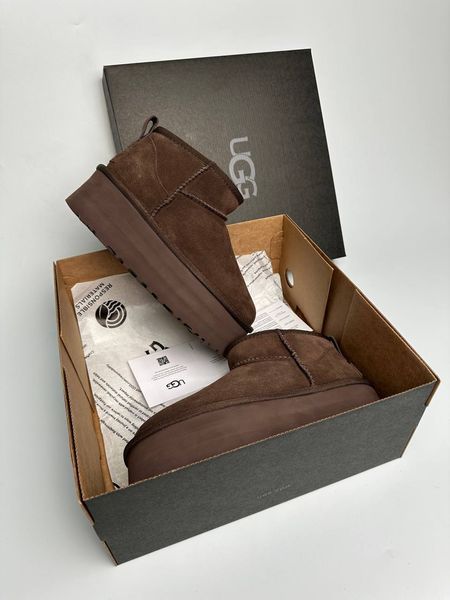 Ugg Classic Ultra Mini Platform XL Brown 19637-Коричневий-39 фото