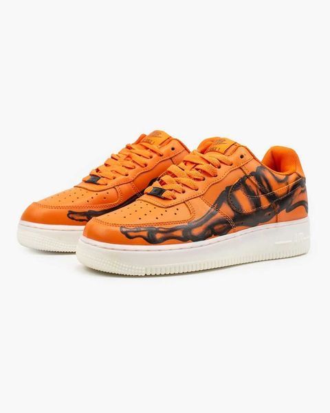 Кросівки Nike Air Force Low Skeleton QS Orange 05675-Помаранчевий-36 фото