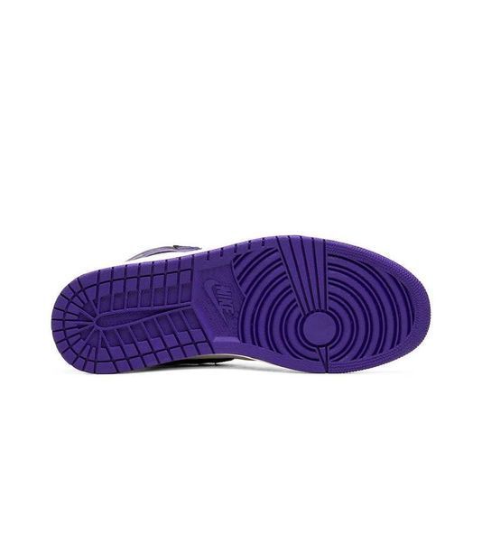 Кросівки Jordan Retro 1 Black Violet White 01692-Синій-36 фото