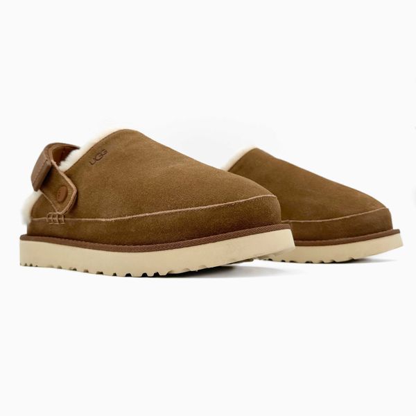Угги на платформі UGG Goldenstar Clog Chestnut 18046-Каштановий-40 фото