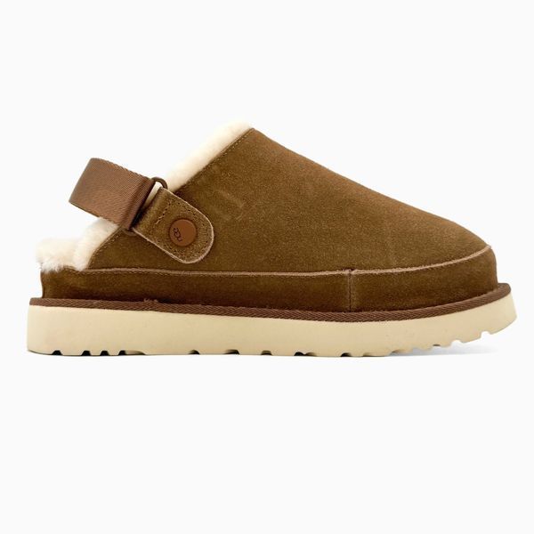 Угги на платформі UGG Goldenstar Clog Chestnut 18046-Каштановий-40 фото