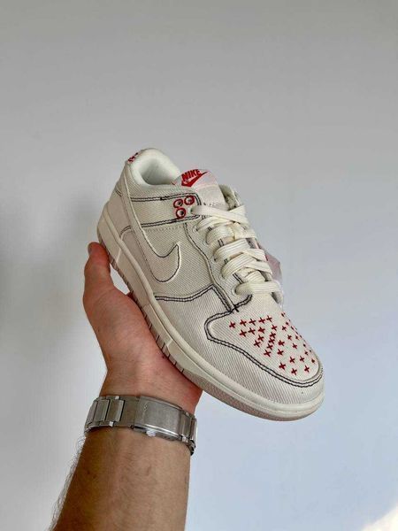 Кросівки Nike Dunk Low Sashiko Light Orewood Brown 12746-Бежевий-36 фото