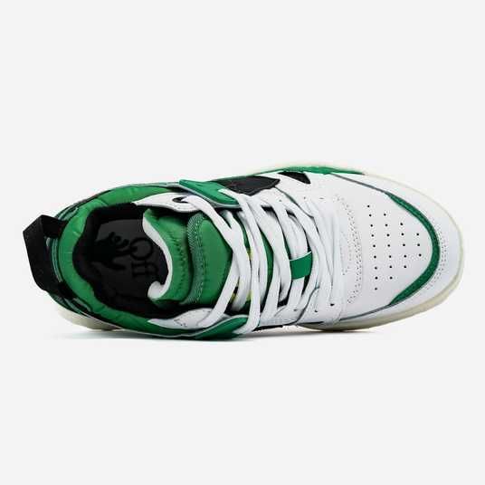 Купити Кросівки OFF-WHITE Sponge Mid Top White Green 18373-Зелений