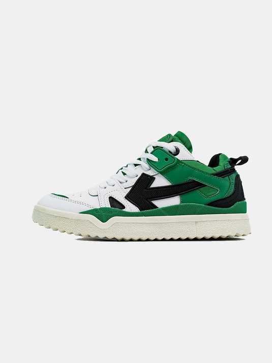 Купити Кросівки OFF-WHITE Sponge Mid Top White Green 18373-Зелений