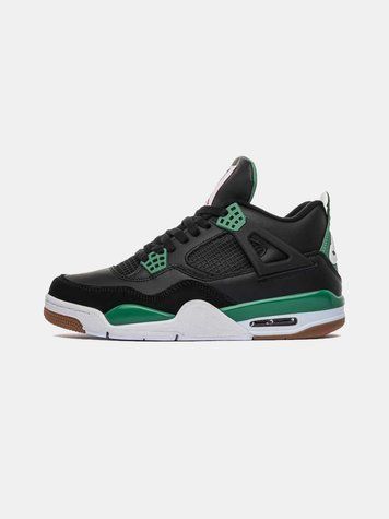 Кросівки Jordan 4 Black Green White 13556-Зелений-36 фото