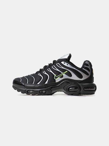 Кросівки Nike Air Max Plus TN Black Silver Green 09118-Чорний-40 фото