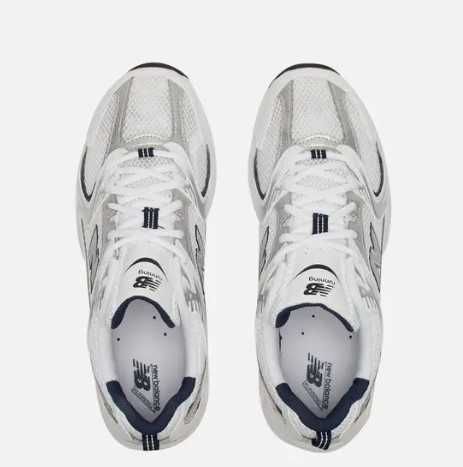 Кросівки New Balance 530 White Silver 03541-Сріблястий-36 фото