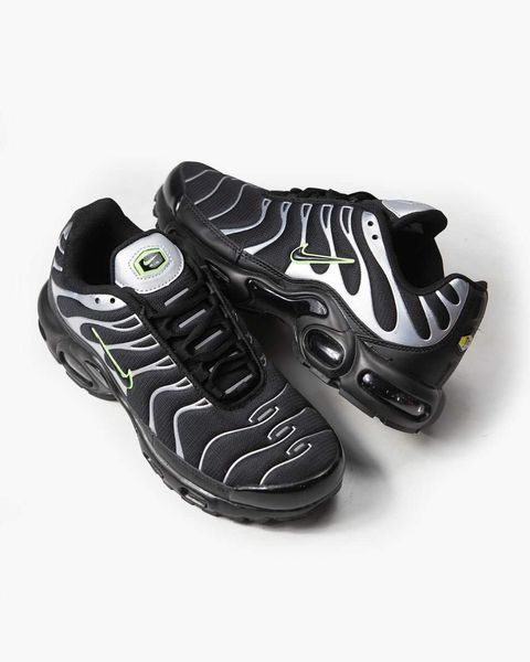 Кросівки Nike Air Max Plus TN Black Silver Green 09118-Чорний-40 фото