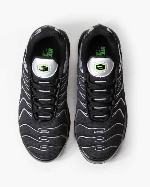 Кросівки Nike Air Max Plus TN Black Silver Green 09118-Чорний-40 фото