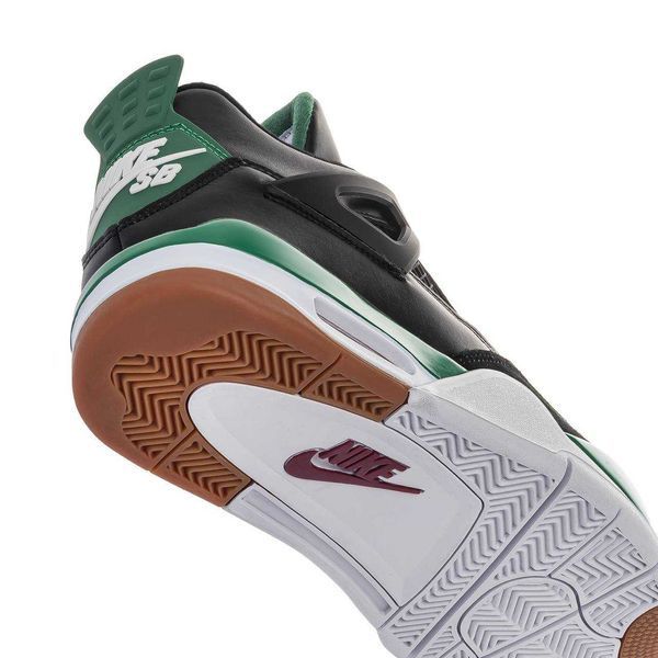 Кросівки Jordan 4 Black Green White 13556-Зелений-36 фото