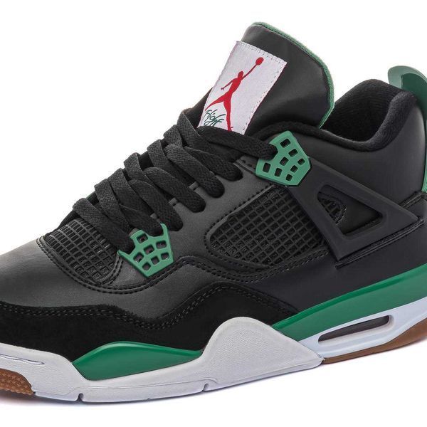 Кросівки Jordan 4 Black Green White 13556-Зелений-36 фото