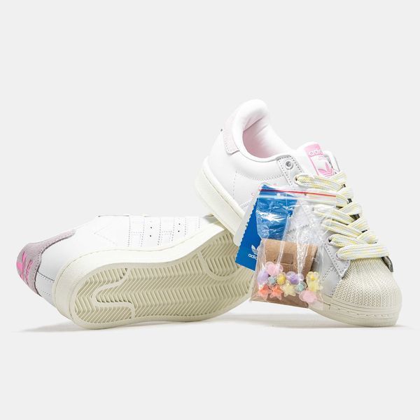 Кросівки Adidas Superstar White Pink 17373-Рожевий-37 фото