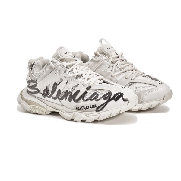 Кросівки Balenciaga Track Dirty White Black Logo 20277-36 фото