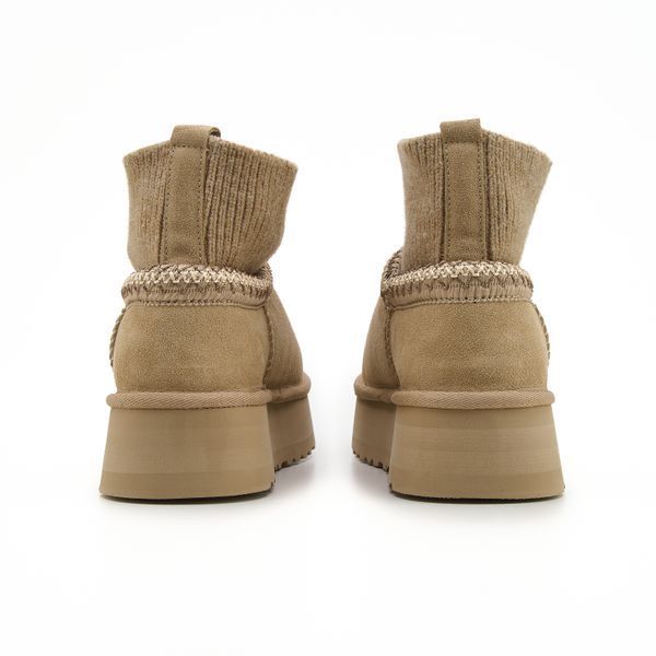 Ugg Tasman Platform Sock Beige 19384-Коричневий-40 фото