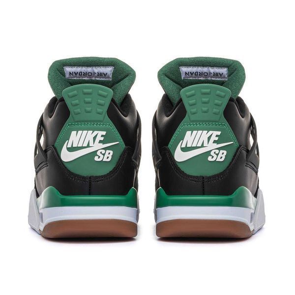 Кросівки Jordan 4 Black Green White 13556-Зелений-36 фото