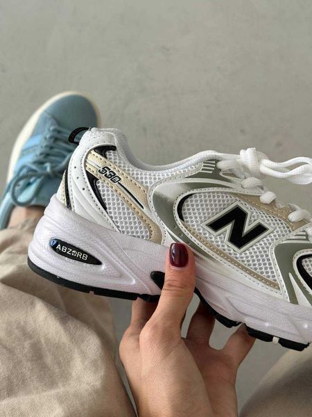 Кросівки New Balance 530 White Silver Gold 09913-Білий-36 фото