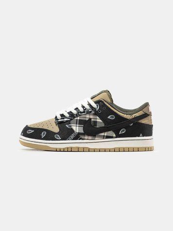Кросівки Nike SB Dunk Low x Travis Scott Cactus Jack Winter (зимові) 13886-Коричневий-36 фото