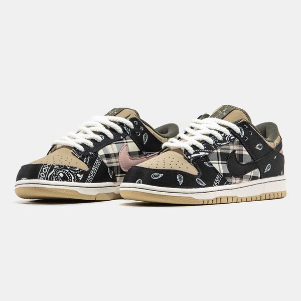 Кросівки Nike SB Dunk Low x Travis Scott Cactus Jack Winter (зимові) 13886-Коричневий-36 фото