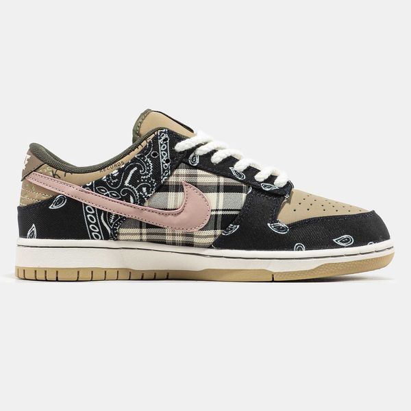 Кросівки Nike SB Dunk Low x Travis Scott Cactus Jack Winter (зимові) 13886-Коричневий-36 фото