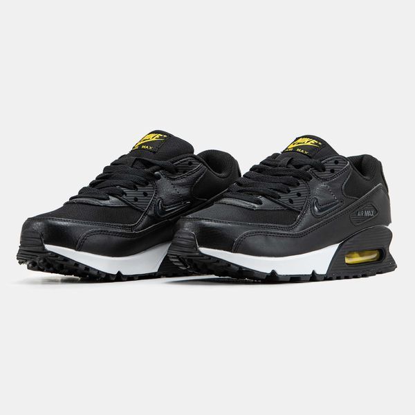 Кросівки Nike Air Max 90 Black White 17727-Чорний-36 фото