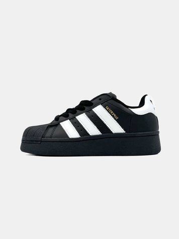 Кросівки Adidas Superstar XLG Black White Platform 16267-Чорний-36 фото