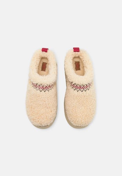 Угги на платформі UGG Tazz Braid Slipper White 14623-Молочний-38 фото