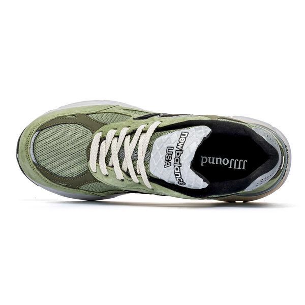 Кросівки NB New Balance 990v3 Green Black 10556-Зелений-36 фото